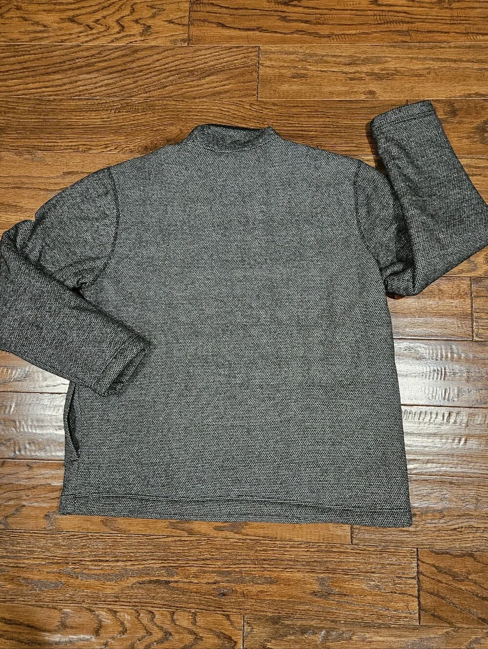 Orvis Men's Gray Sherpa-Lined Fleece 1/4 Zip Pullover - Size XL